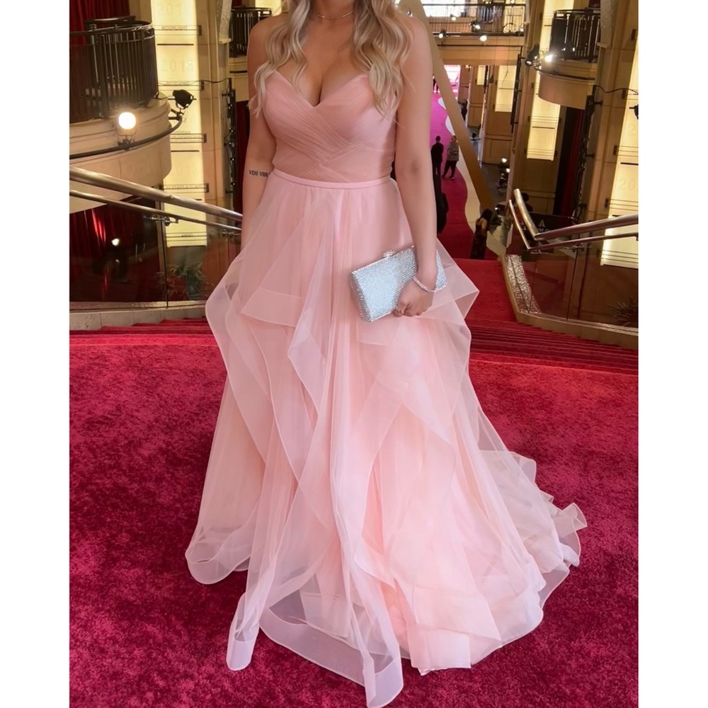 Basix Strapless Ball Gown (pink) - worn once